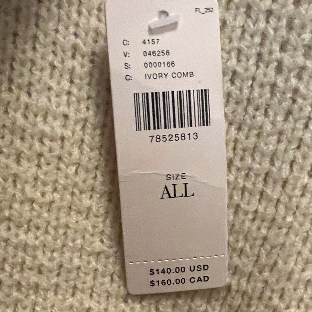 Anthropologie new chunky knit cardigan Sweater oversized Cabincore comfy fall - Picture 5 of 7